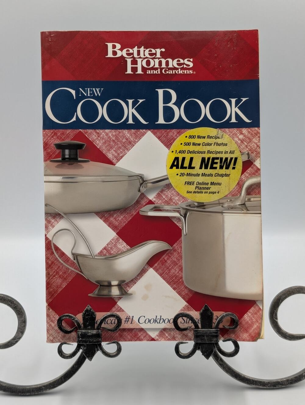Vintage Better Homes and Gardens Cookbook Red Checkered Soft Copy 2006